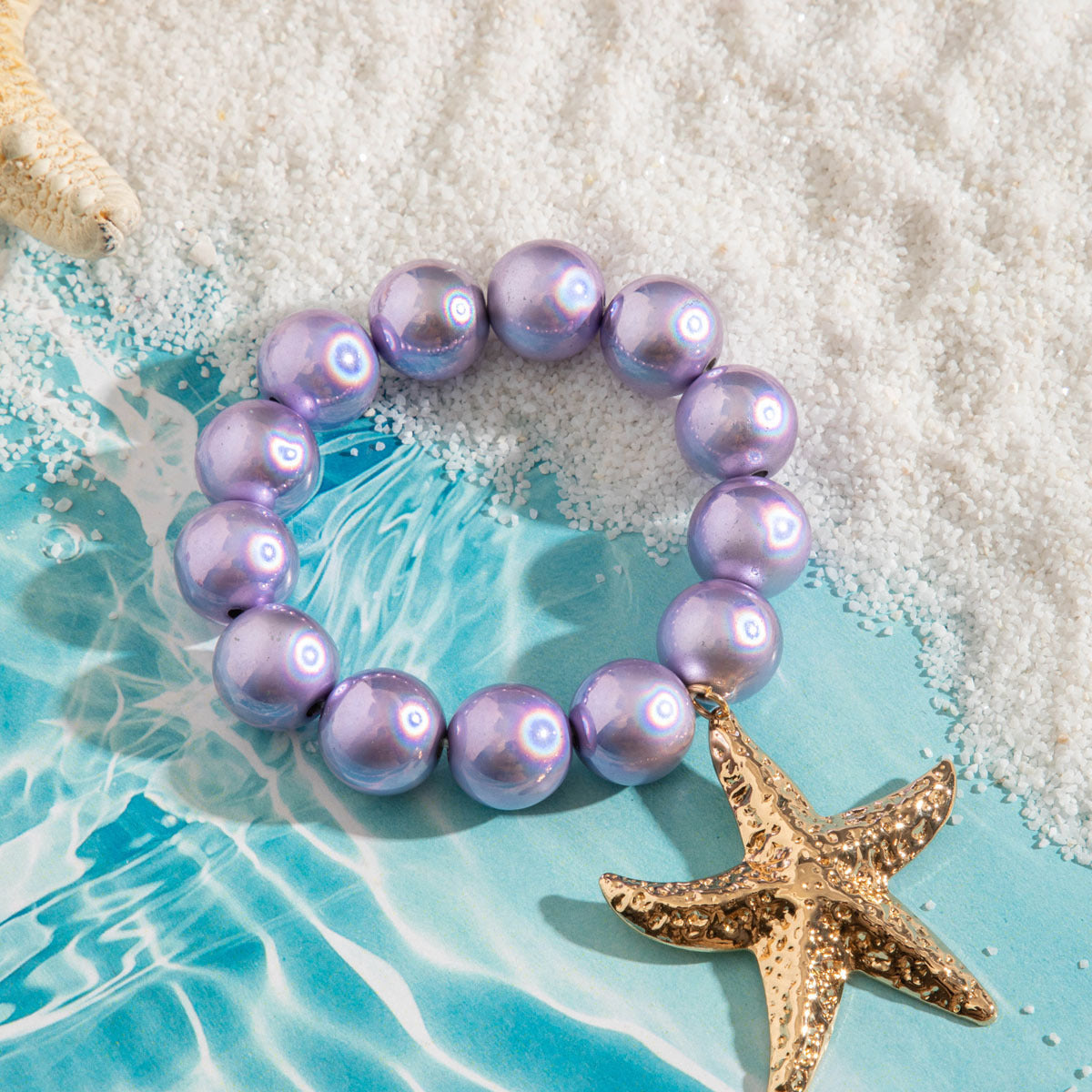 Wholesale Dopamine Colorful Gradient Beaded Bracelet